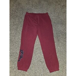 LL Bean Women's 1912 Sweatpants/joggers With Drawstring~Red
